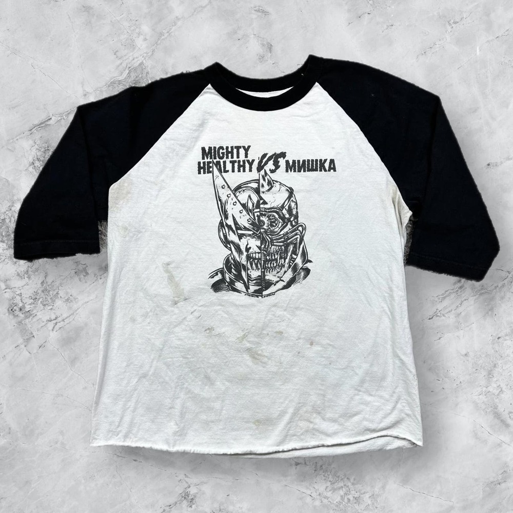 Black and White Long Sleeve Tee